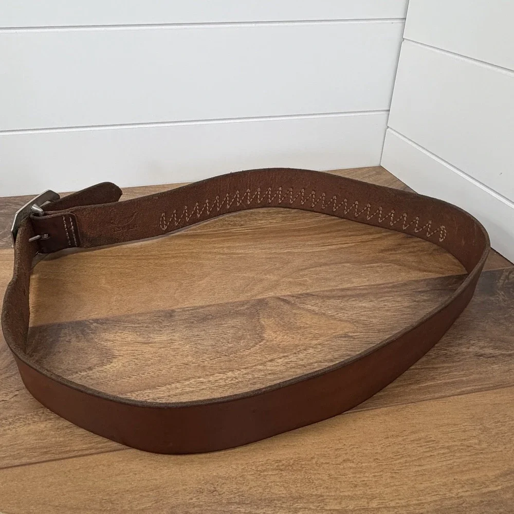 Vintage Hunter 138-LG Leather .38/357 Cal Ammunition Belt Brown 25 Rounds 49